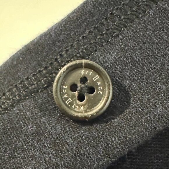 Kit + Ace Mens Layered Button Open Front Knit Cardigan Sweater Preppy Academia - Picture 6 of 8